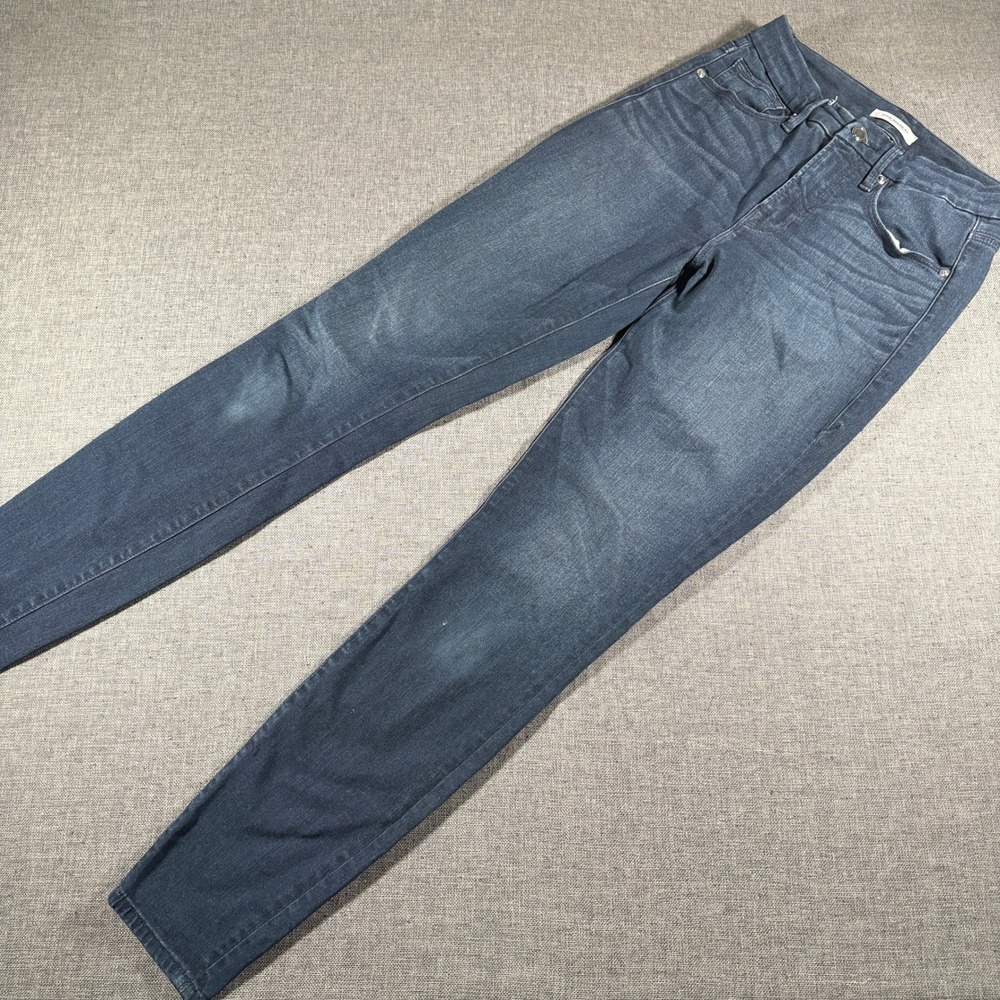 Good American Good Legs Jeans Womens 4/27 Blue Skinny High Rise GL108TOF